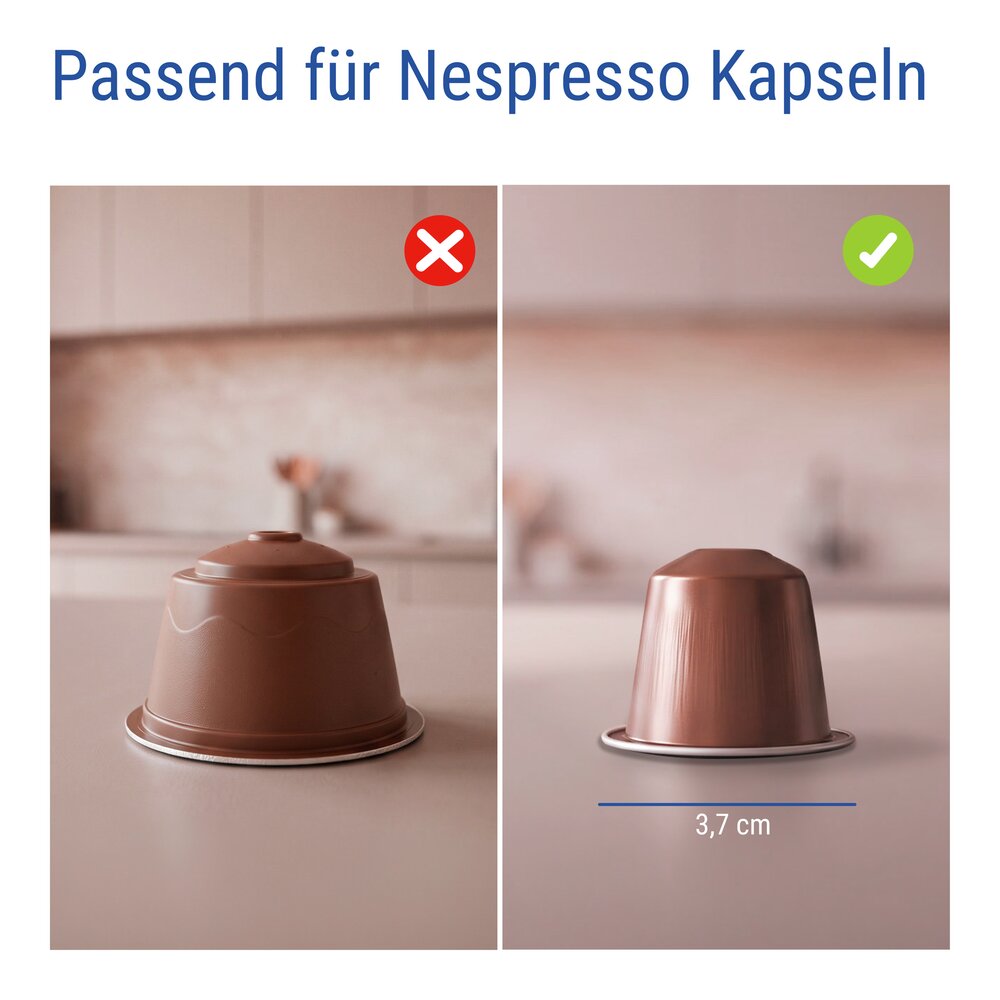 Porte-capsules pour 60 capsules de café, noir  autonome, rotatif à 360°