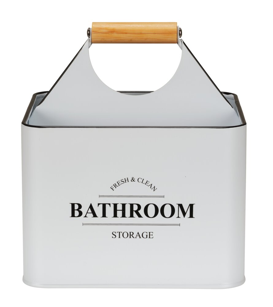 Badbox mit 4 Fächern Mod. Pali Weiß  aus Stahl