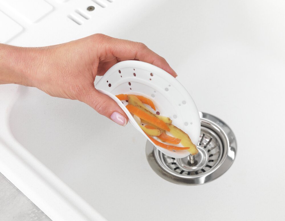 Abfluss-Sieb Silikon Küche  Ø 12 x 0,3 cm