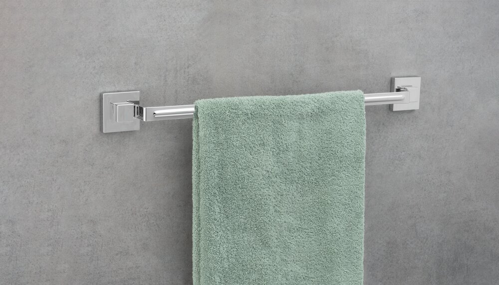 Vacuum-Loc® Edelstahl Badetuchstange Uno Mod. Quadro  Befestigen ohne bohren