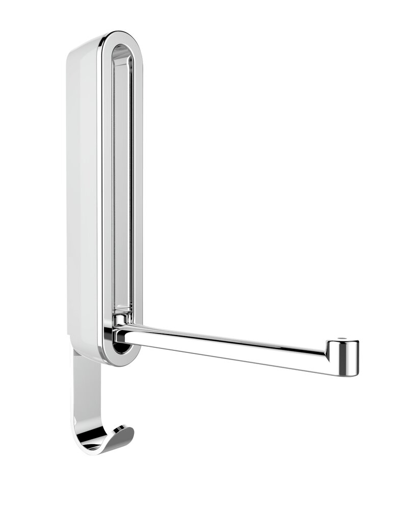 Klapphaken Premium Mod. Sigma Polarweiß  klappbarer Wandhaken