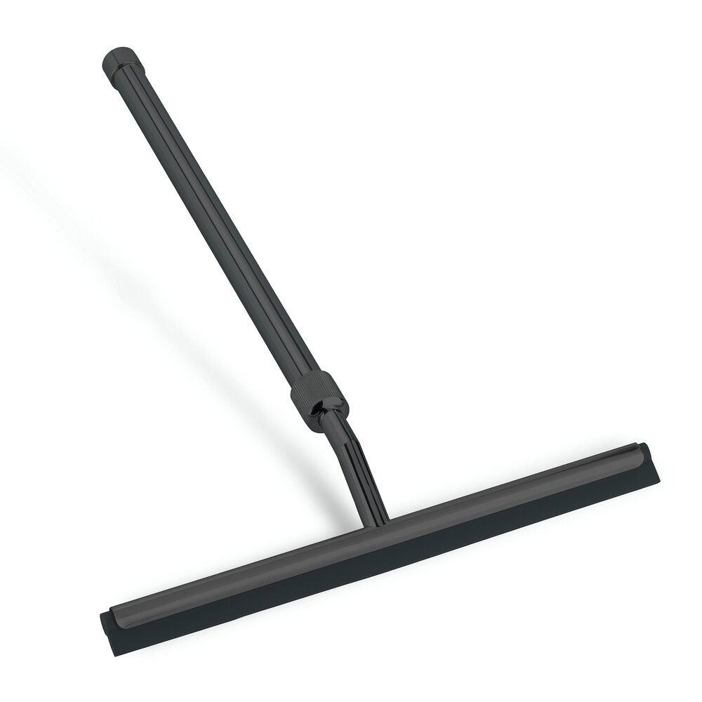 Telescopische badkamermop zwart