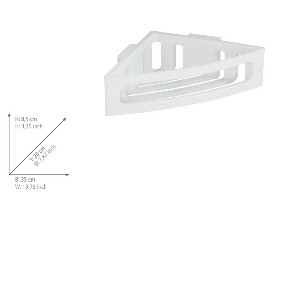Étagère d'angle  fixer sans percer