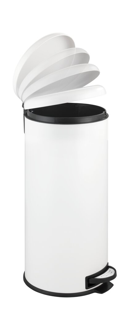 Treteimer Mod. Leman Easy Close Weiß  30 Liter