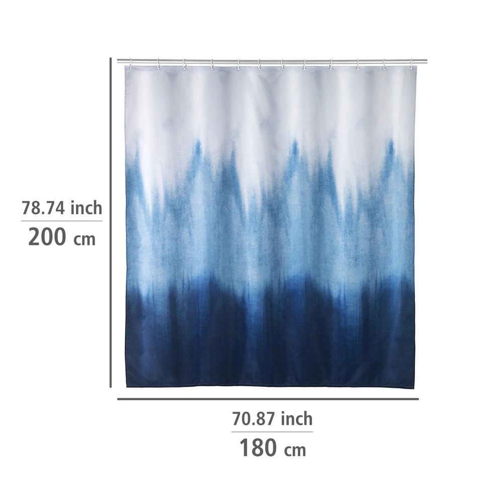 Duschvorhang Mod. Alara  180 x 200 cm, Textil (100 % recyceltes Polyester)