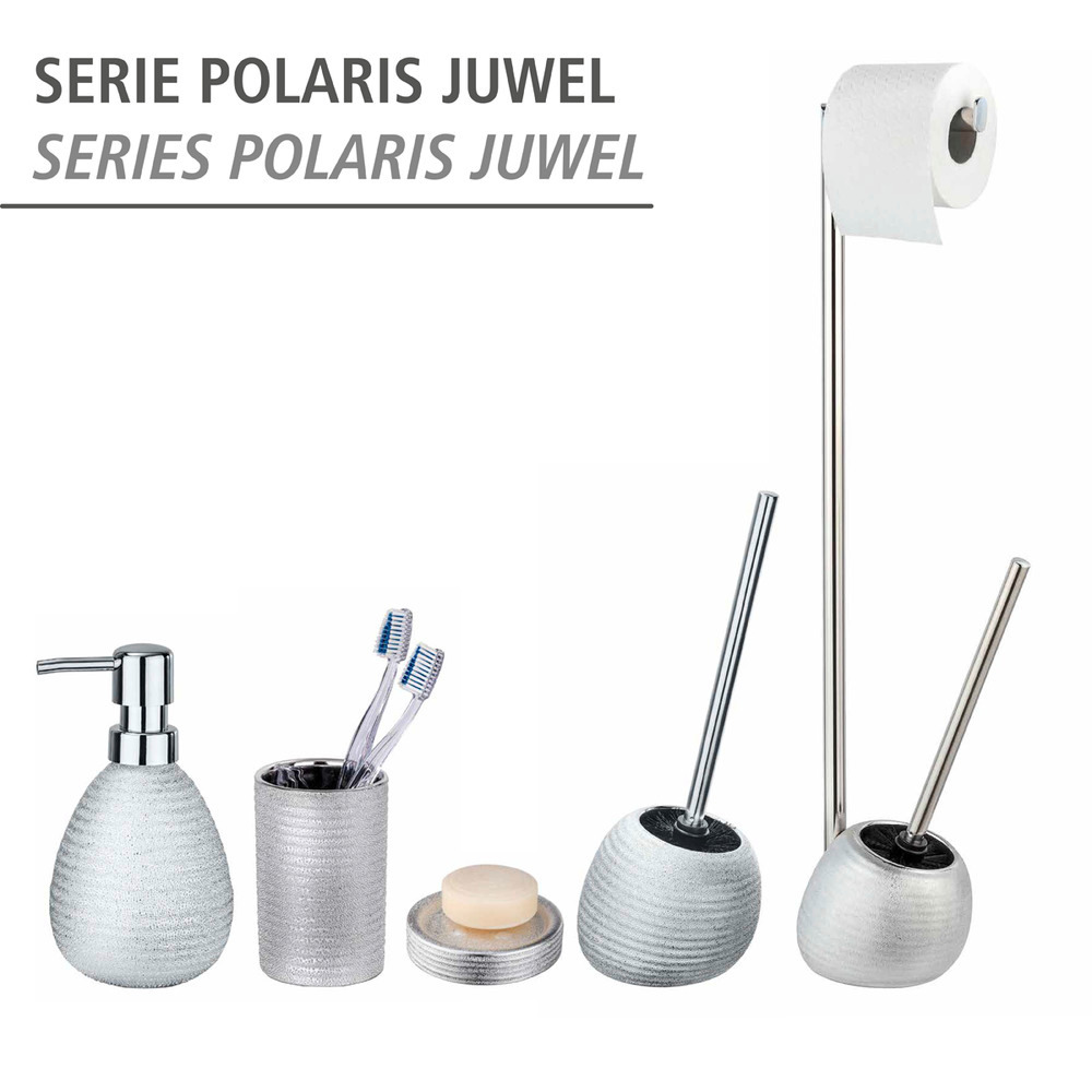 Seifenablage Polaris Juwel Silber  Keramik