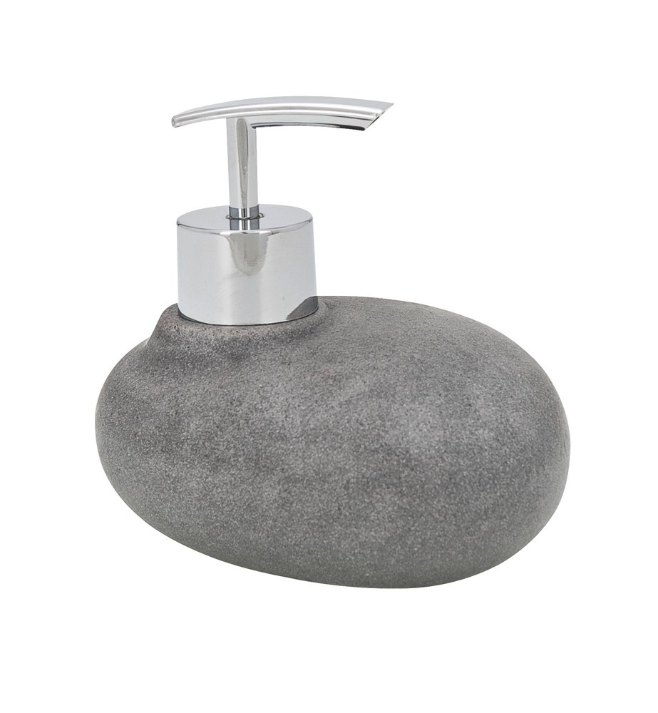 Bad-Accessoire-Set Pebble Stone Grey  3-teilig