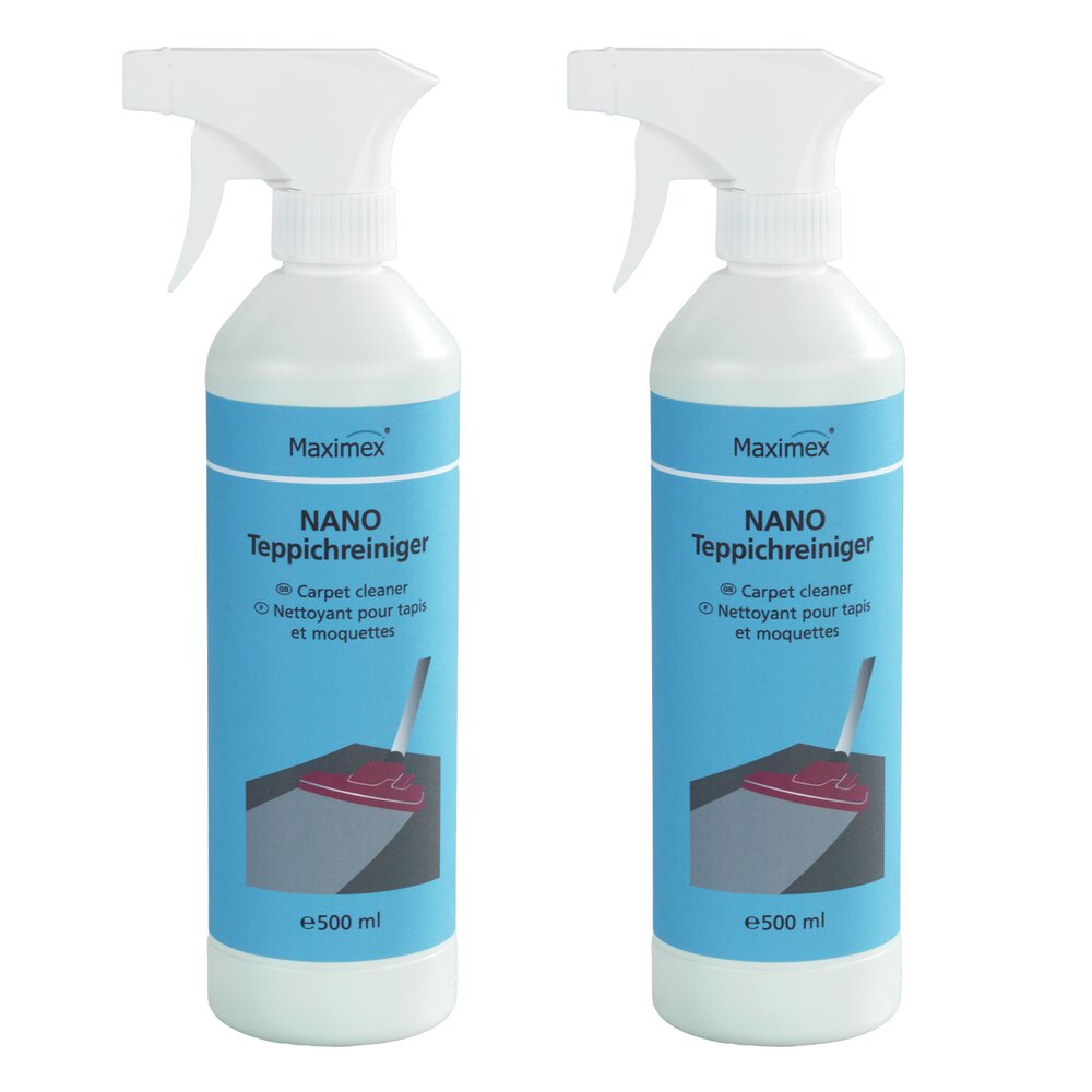 NANO Teppichreiniger 500 ml, 2er Set  schützt vor zukünftigen Verschmutzungen