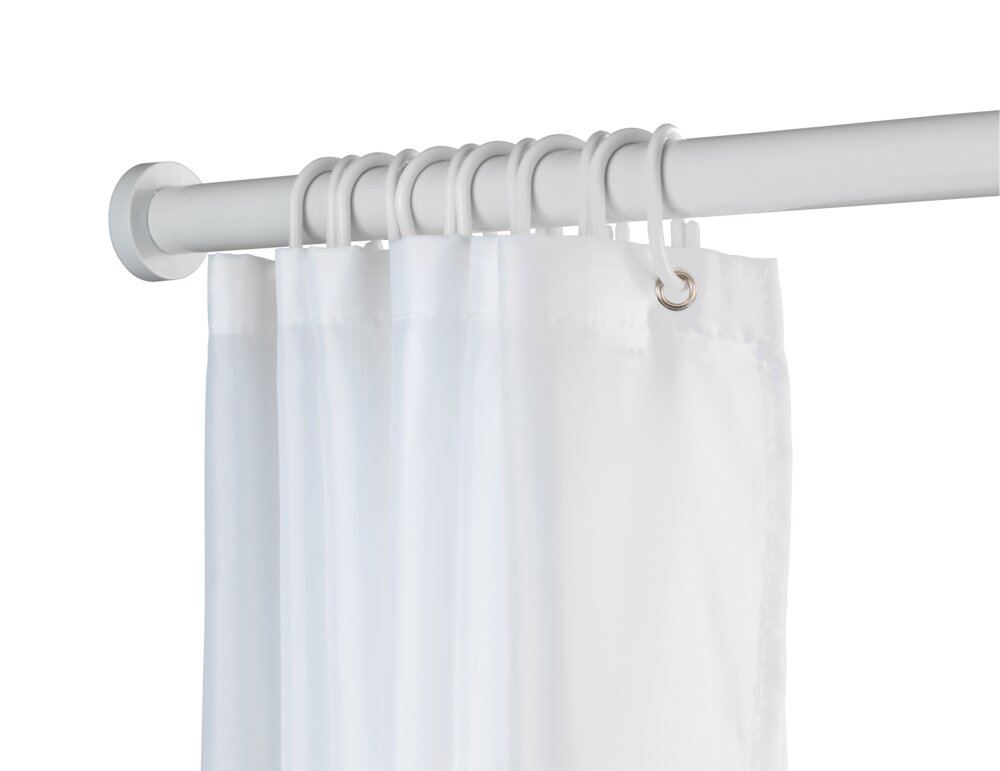 Luz telescopische douchestang 70 - 115 cm, wit
