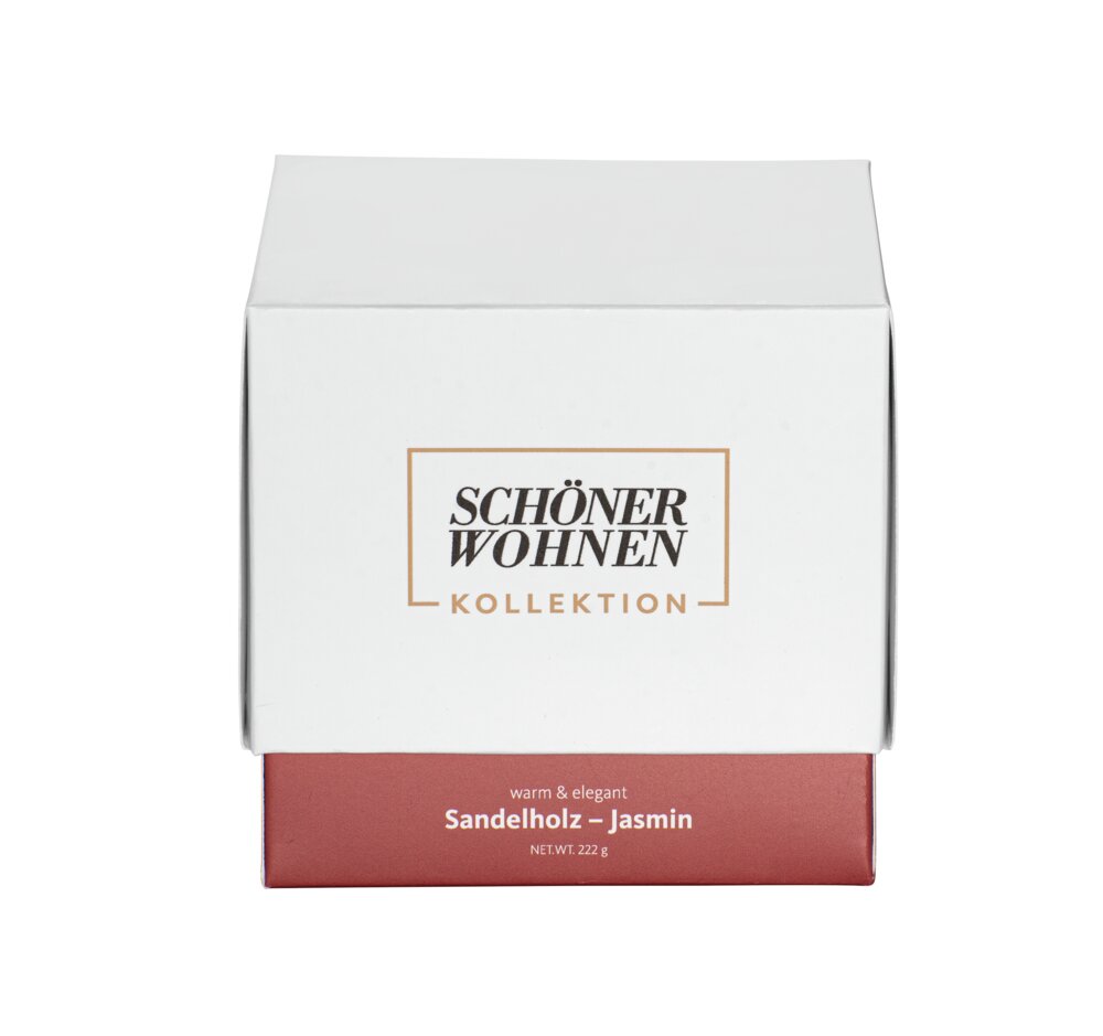 Duftkerze Mod. Sandalwood L, 2er Set  Brenndauer je 45 - 55 Stunden