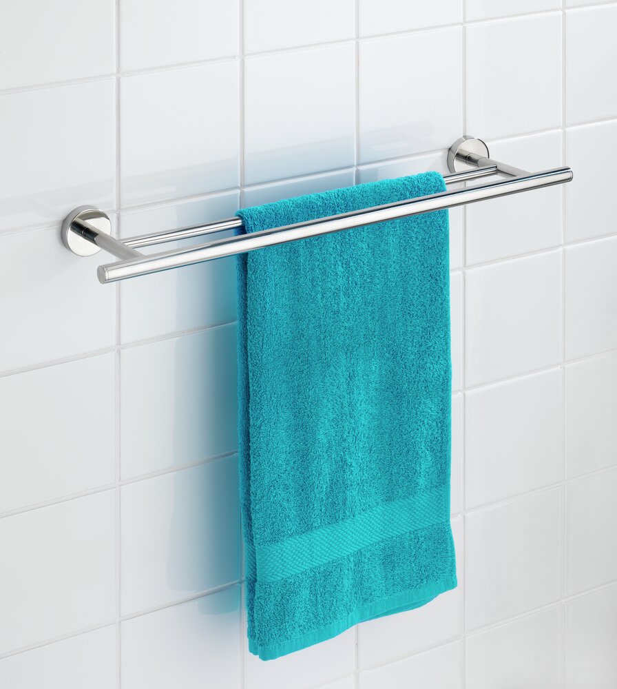 Badetuchstange Duo Mod. Bosio glänzend  Edelstahl rostfrei