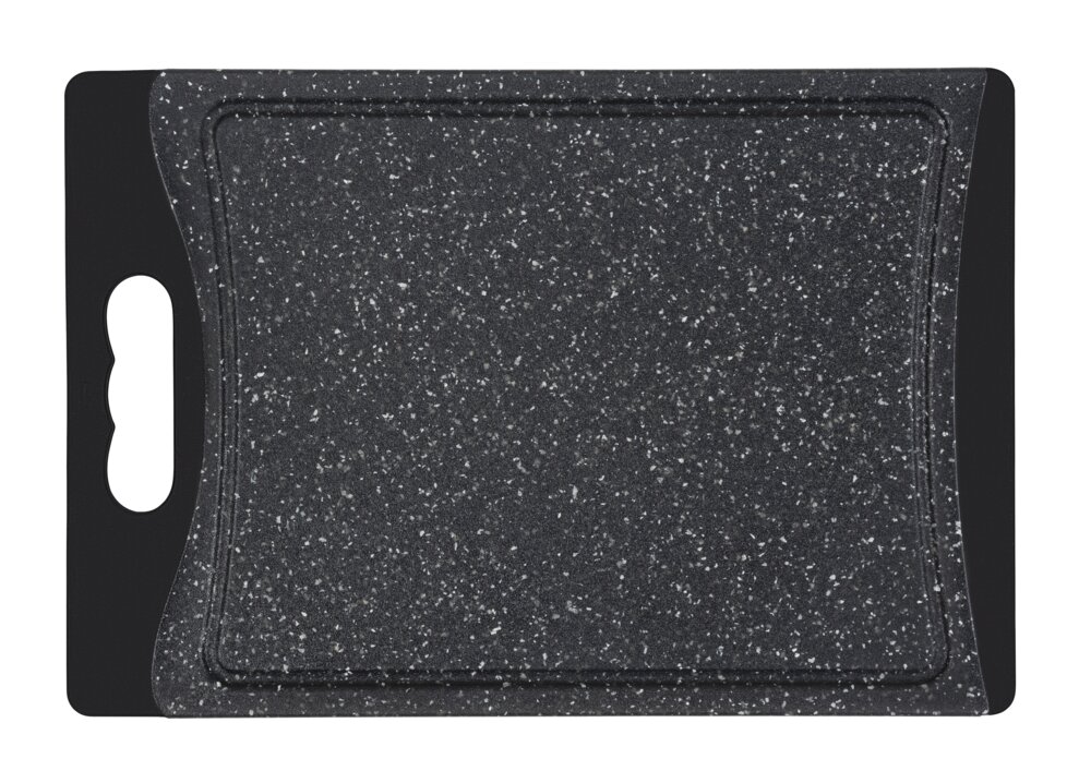 Snijplank Mod. Paula, zwart, kunststof, 29x19,5 cm