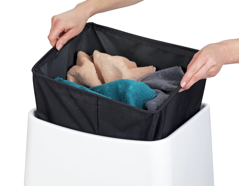 Tabouret Wing  avec sac à linge amovible