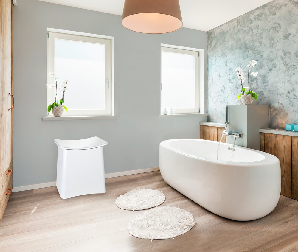 Tabouret Wing  avec sac à linge amovible