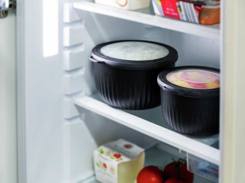 Boîte de conservation alimentaire Mod. Bowie, 4 pièces  convient pour réfrigérateur, congélateur & micro-ondes