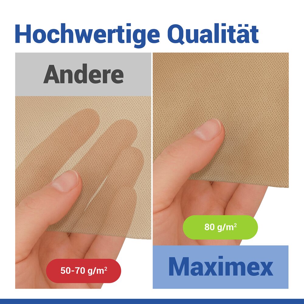 Pflanzenschutz-Vlies 200 x 240 cm, Beige  reißfestes Wintervlies für Pflanzen