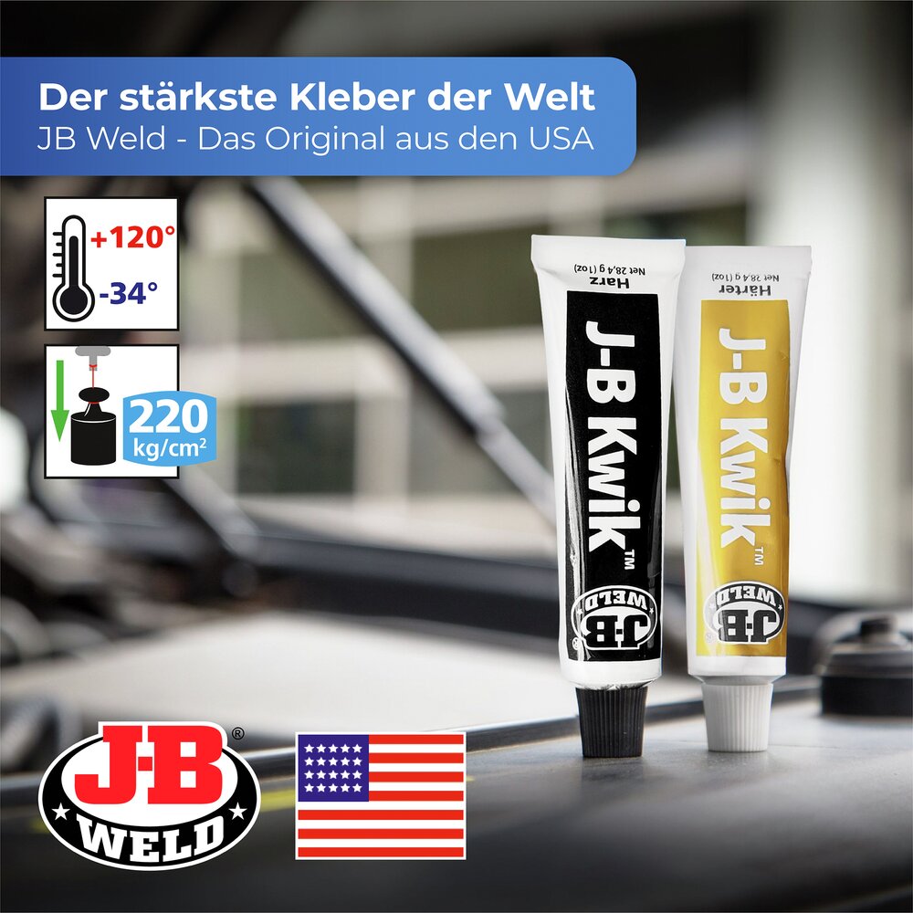 Adhésif à deux composants Kwik, 2 tubes  colle tout de manière particulièrement rapide et durable