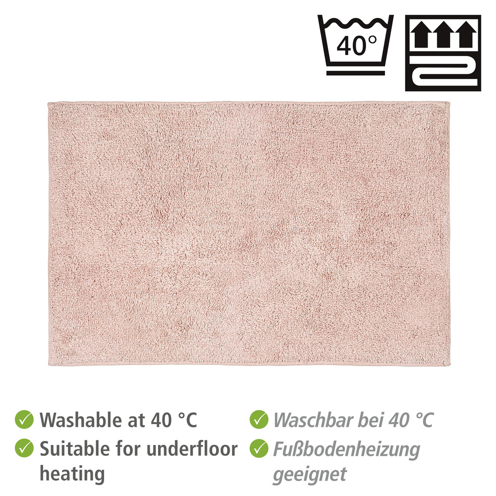 Badematte Mod. Ono Rosa  aus 100 % Baumwolle