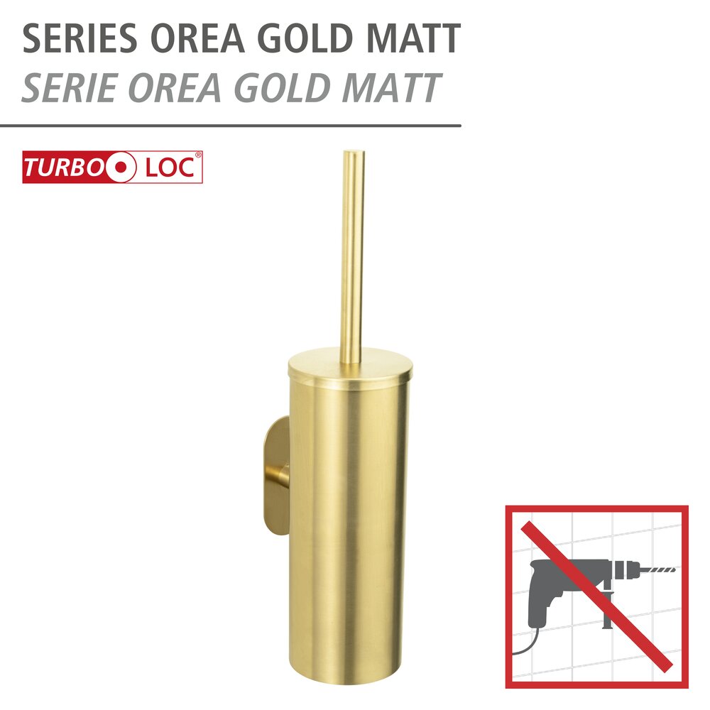 Turbo-Loc® WC-set Orea Gold Mat gesloten