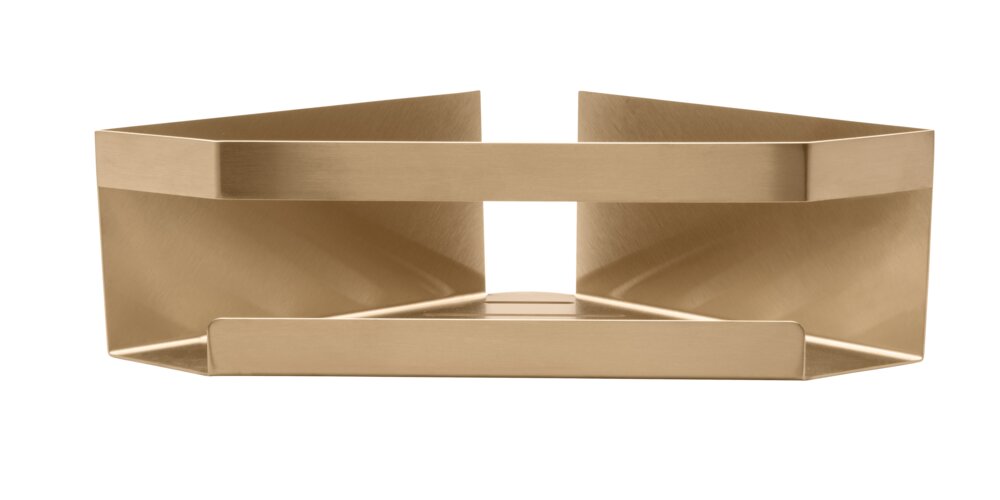 Eckablage Mod. MELETO Gold  aus Edelstahl