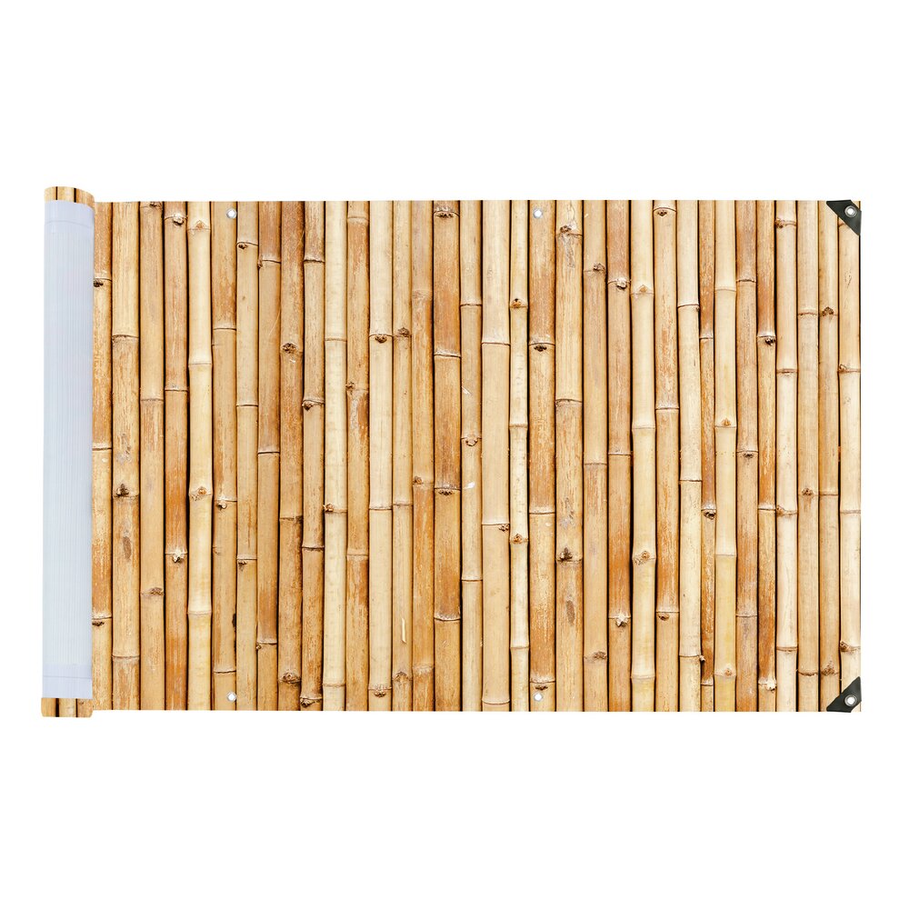 Balkon-Sichtschutz Mod. Bambus, 5 m UV- und witterungsbeständig
