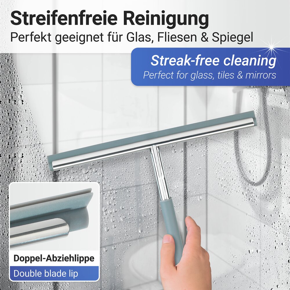 Badezimmerwischer Mod. Cave  rostfrei