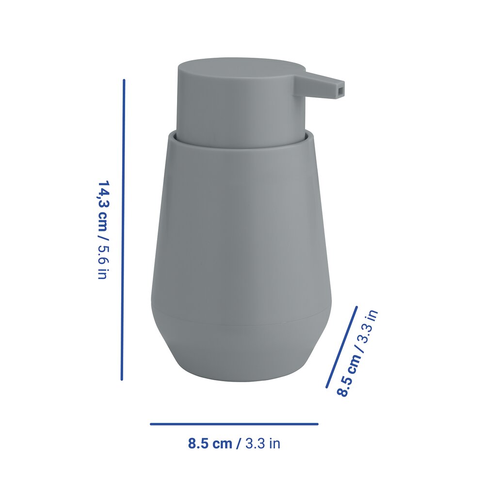 Seifenspender Mod. Vara Anthrazit  Fassungsvermögen: 360 ml