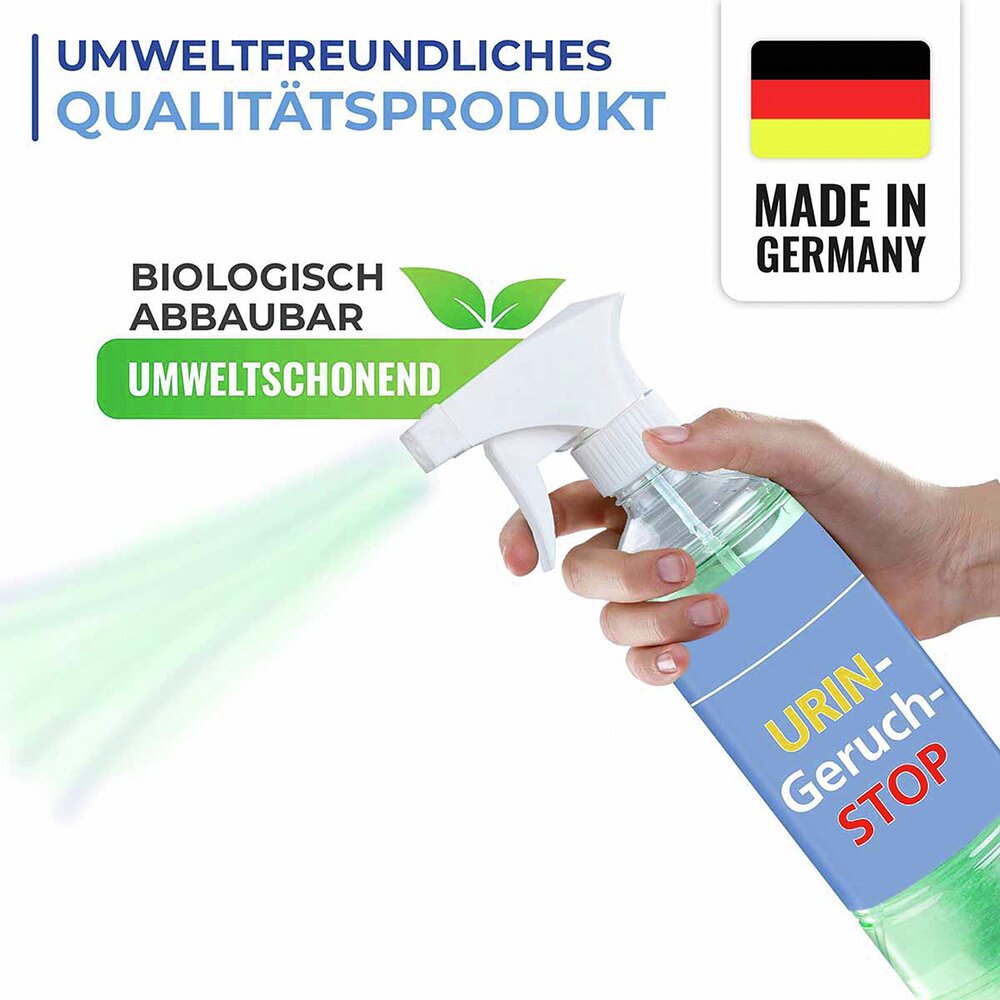 Urin-Geruch-Stopp Mensch, 2er Set   2 x 500 ml Geruchsentferner