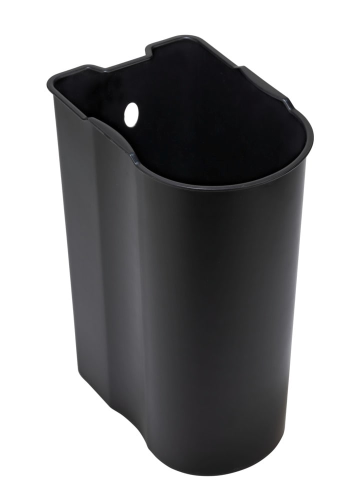 Treteimer Mod. LARA Easy 10L, weiß/schwarz, Metall/Kunststoff, 31x39x18 cm mit Easy-Close-Mechanik Treteimer Mod. LARA Easy 10L, weiß/schwarz, Metall/Kunststoff, 31x39x18 cm mit Easy-Close-Mechanik