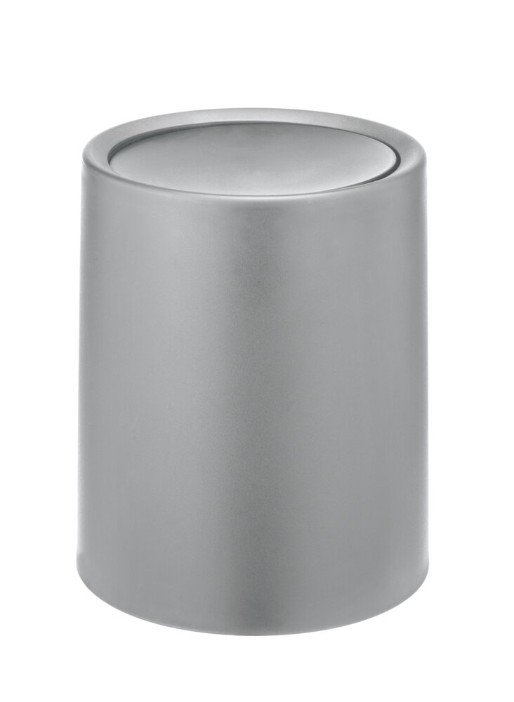 Schwingdeckeleimer Mod. Atri Grau  Fassungsvermögen: 6 Liter