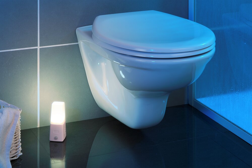 LED Unterbett Licht mit Bewegungssensor, 2er Set  batteriebetrieben