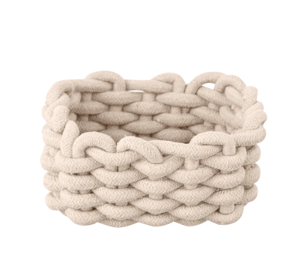 Badkorb Mod. MELARA S, Natur  aus Cotton Rope