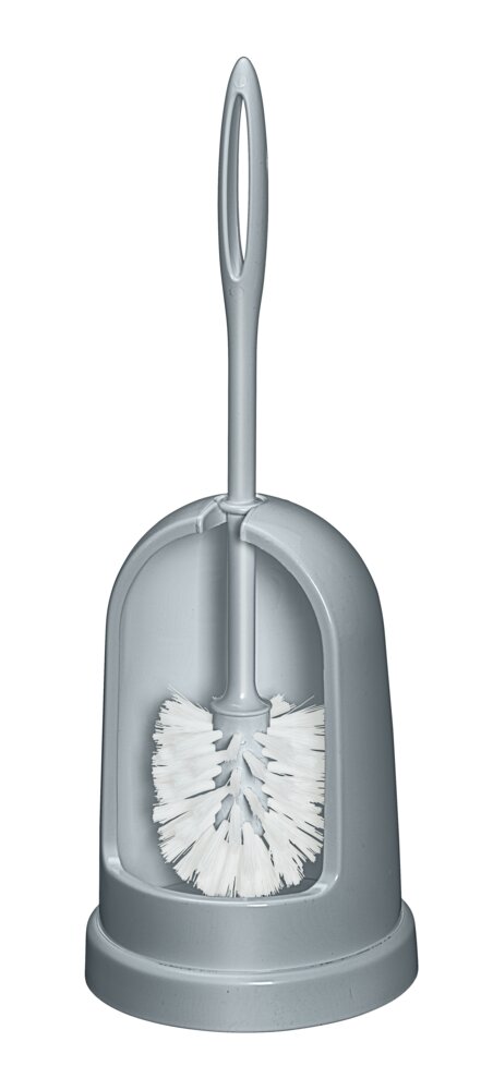 WC-Garnitur Standard Grau  aus Kunststoff