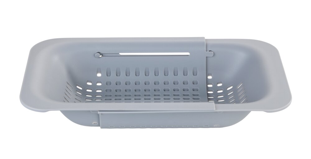 Spülbecken-Sieb Mod. Sivo Hellgrau  Ausziehbar bis 50 cm