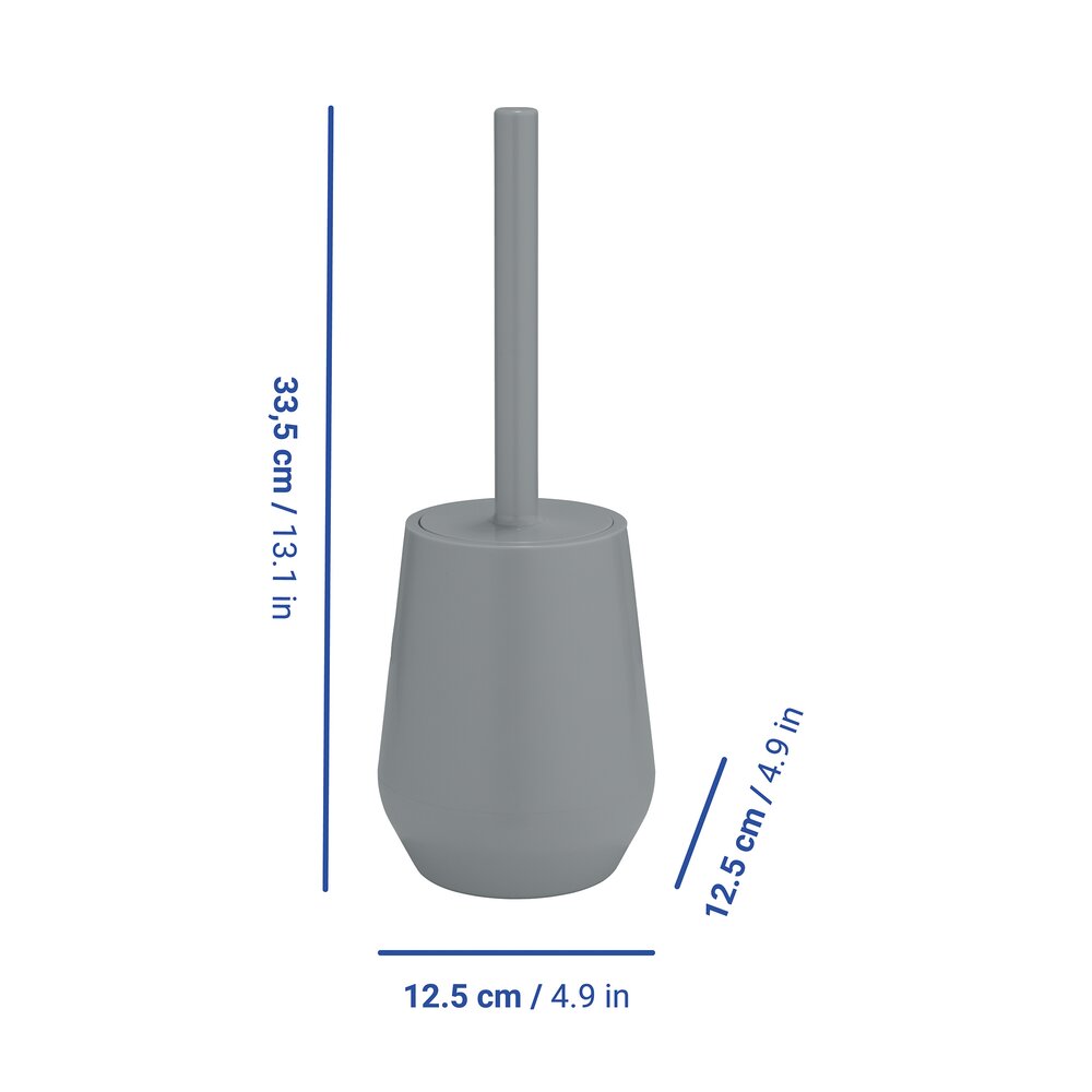 Brosse WC Mod. Vara Anthracite  porte-brosse de toilettes fermé