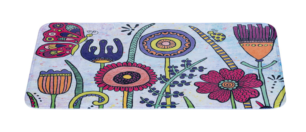 Badematte Rollin'Art Full Bloom  45 x 70 cm