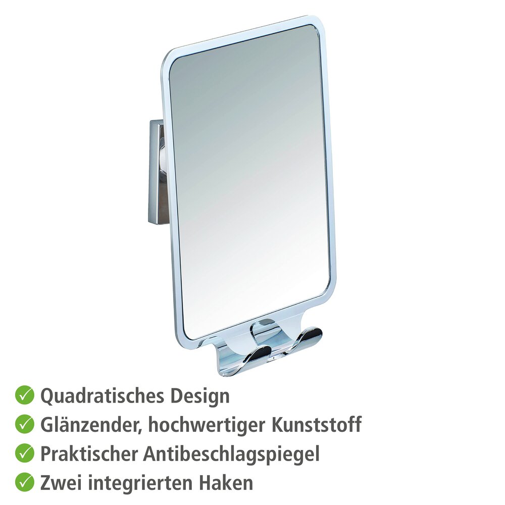 Vacuum-Loc® Wandspiegel Mod. Quadro  Befestigen ohne bohren