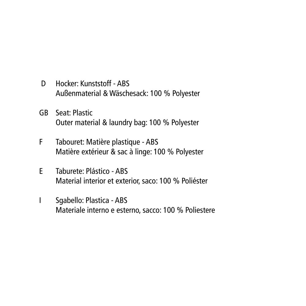 Candy grijs linnen krukje