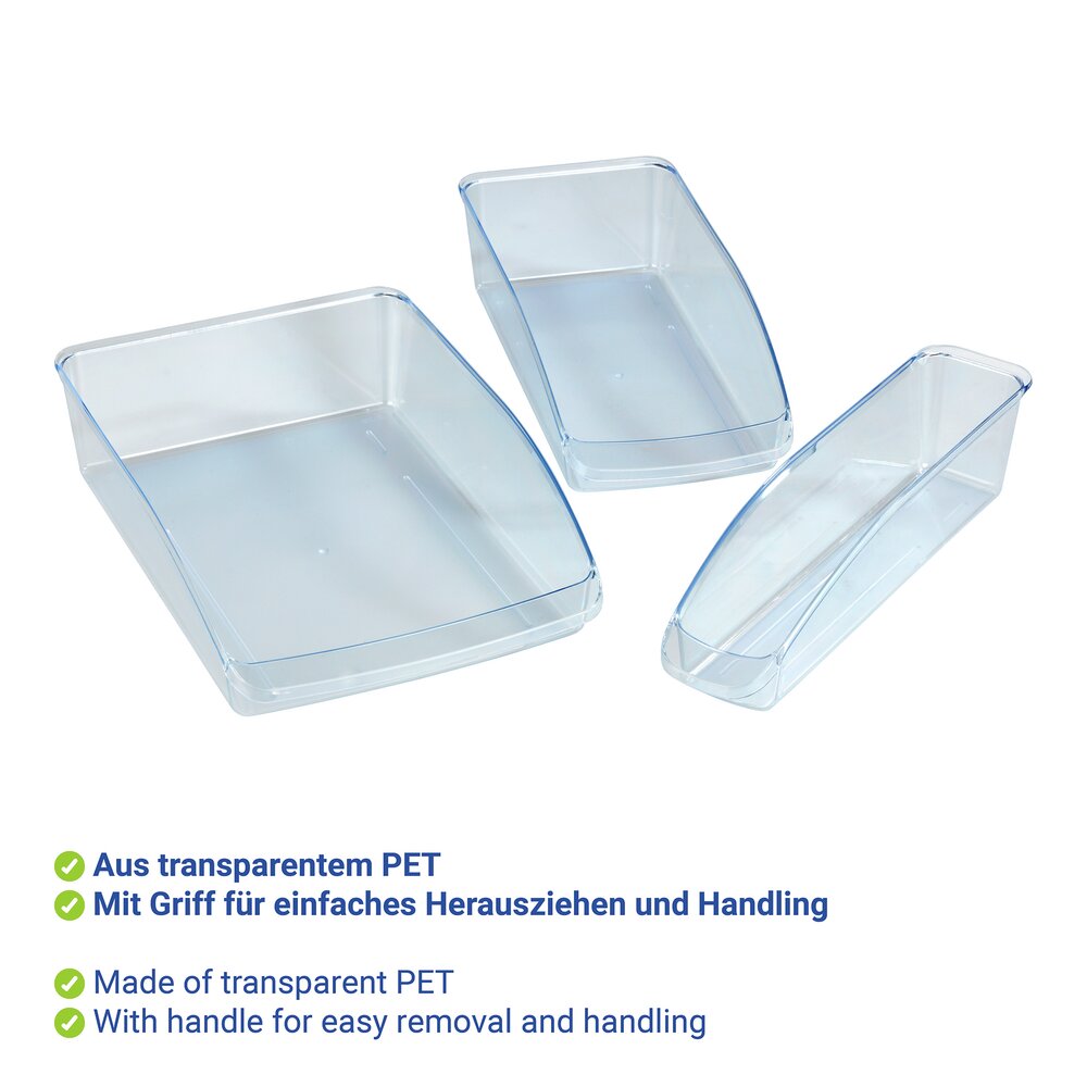 Casiers de rangement pour réfrigérateur  lot de 3 pièces