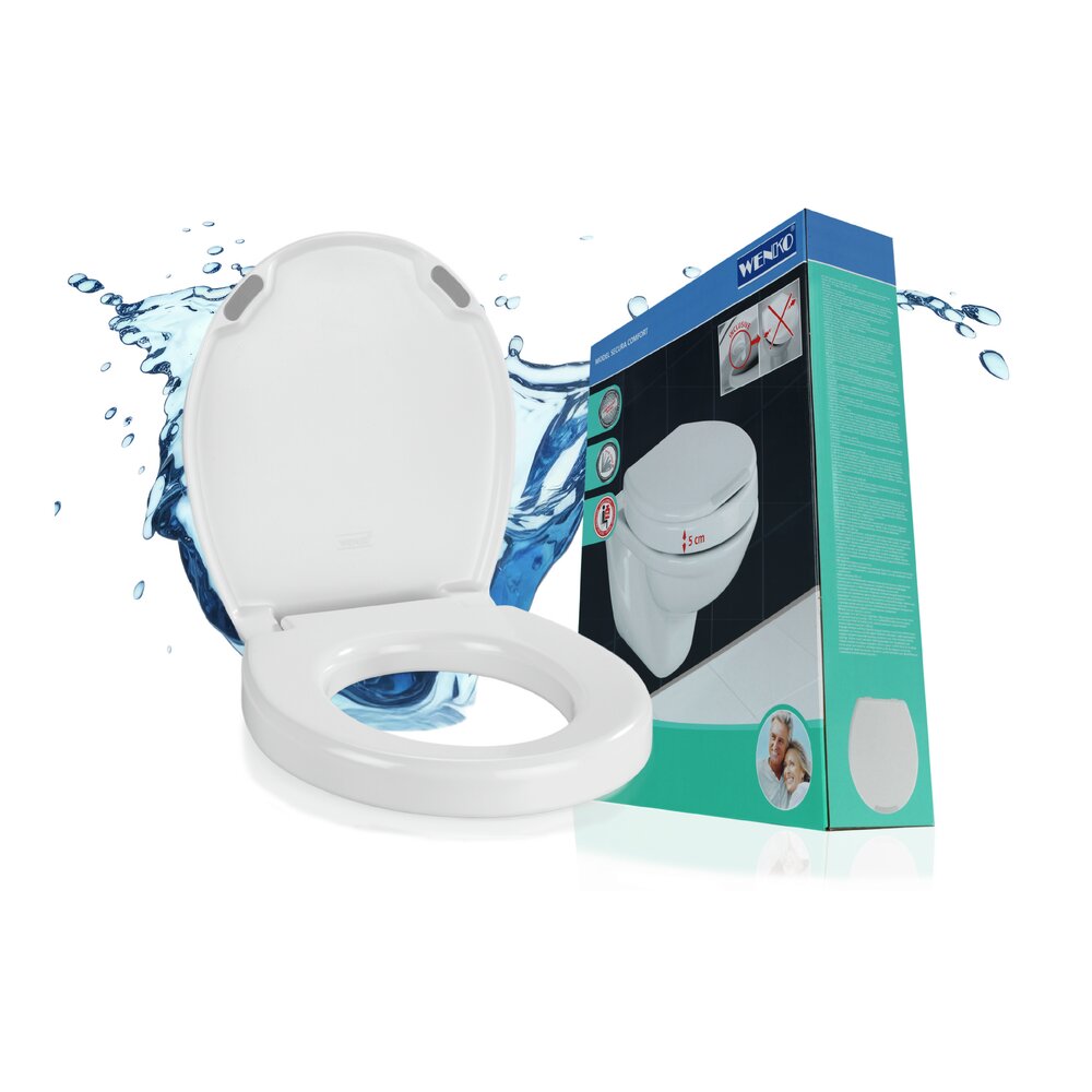 WC-Sitz Mod. Secura Comfort  mit Sitzflächenerhöhung