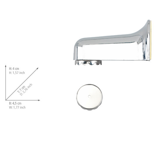 Magnet-Seifenhalter Chrom  Seifenhalter mit Magnet