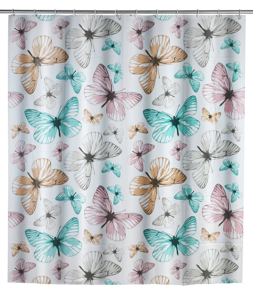 Rideau de douche Butterfly  180 x 200 cm
