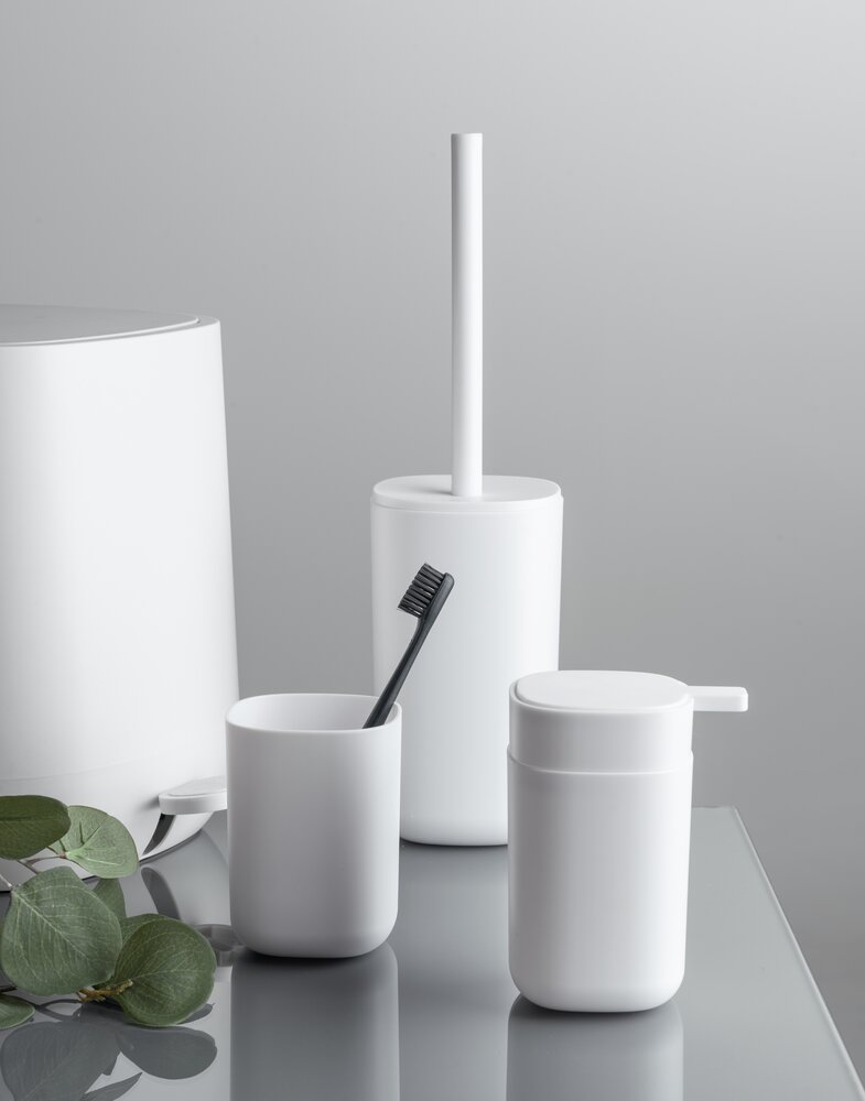 Zeepdispenser Davos, wit mat