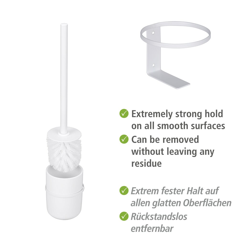 Turbo-Loc® WC-Garnitur Mod. Carpino Weiß  Befestigen ohne Bohren