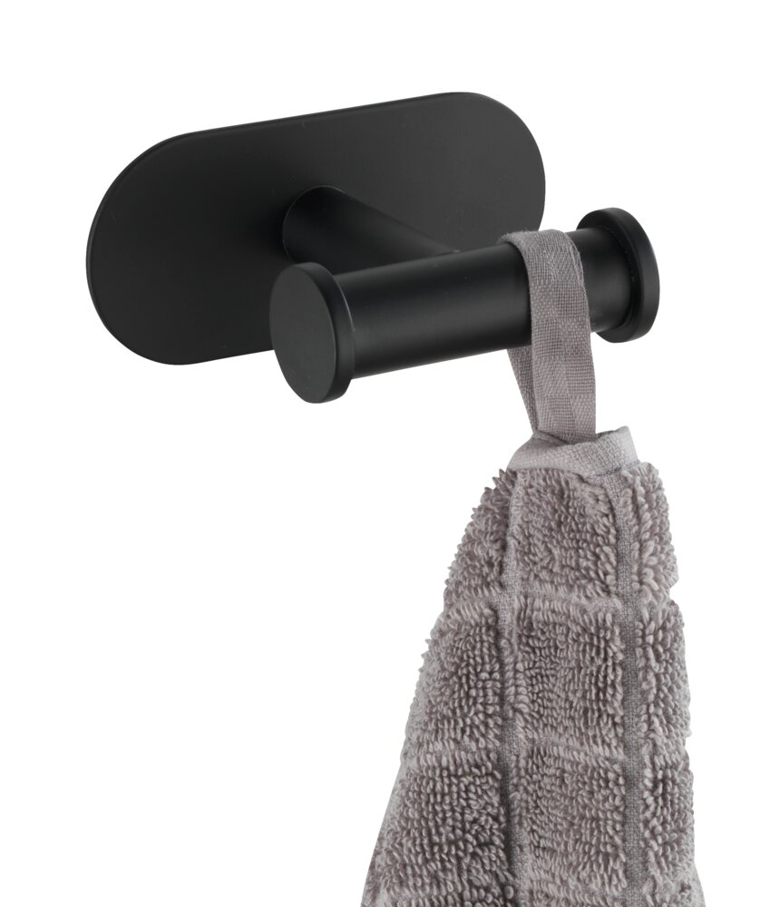 Turbo-Loc® wandhaak Mod. Orea Duo Zwart Mat