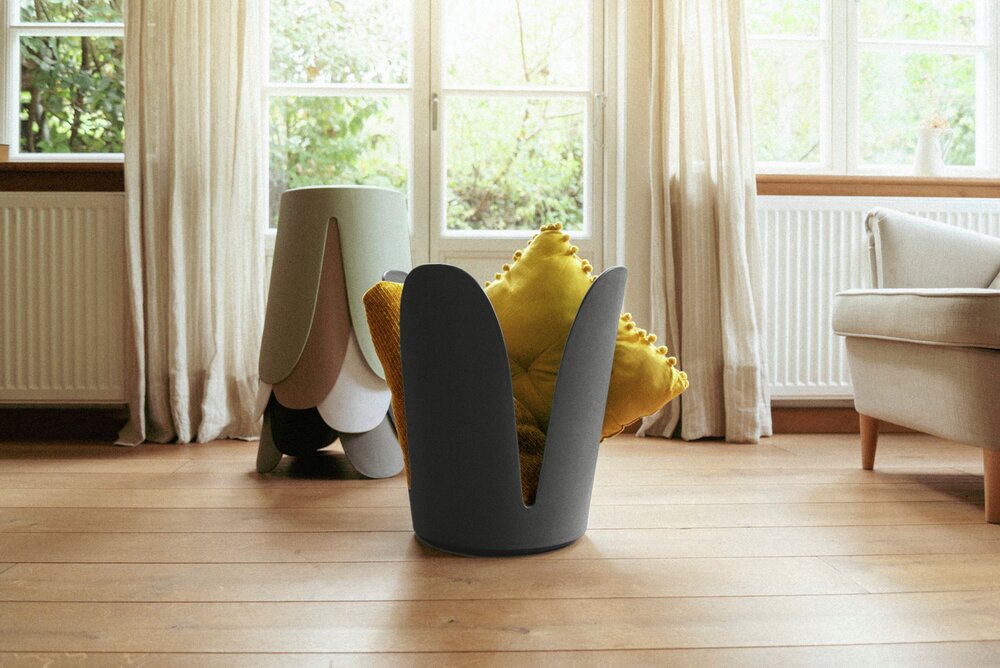 Comiso badkruk antraciet mat