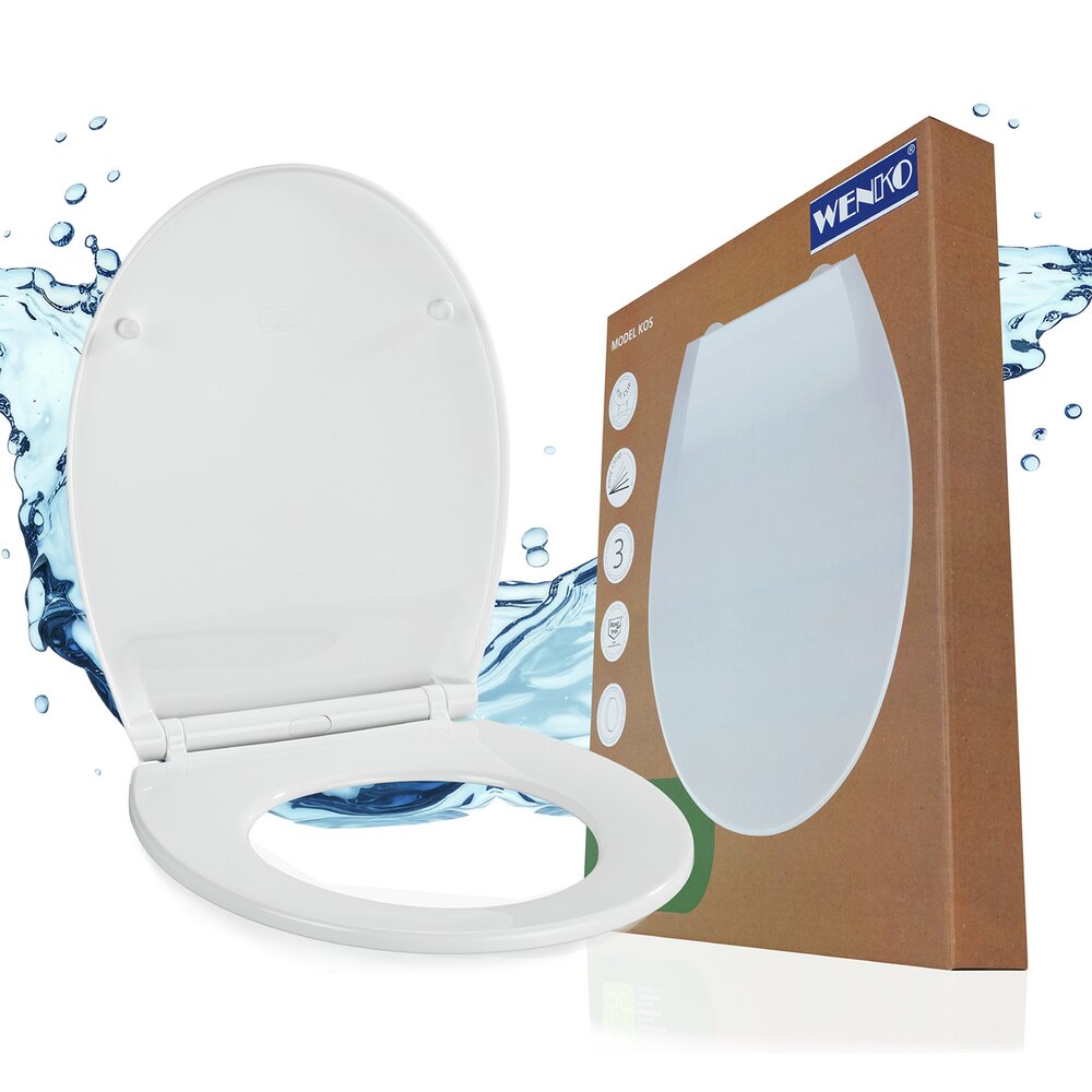 Toiletbril Mod. Kos Wit