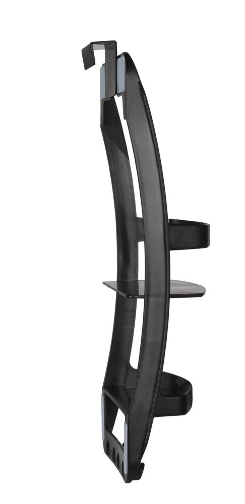 Badregal Mod. Universal, schwarz, Kunststoff, 26x54,5x11,5 cm  ohne Bohren montierbar