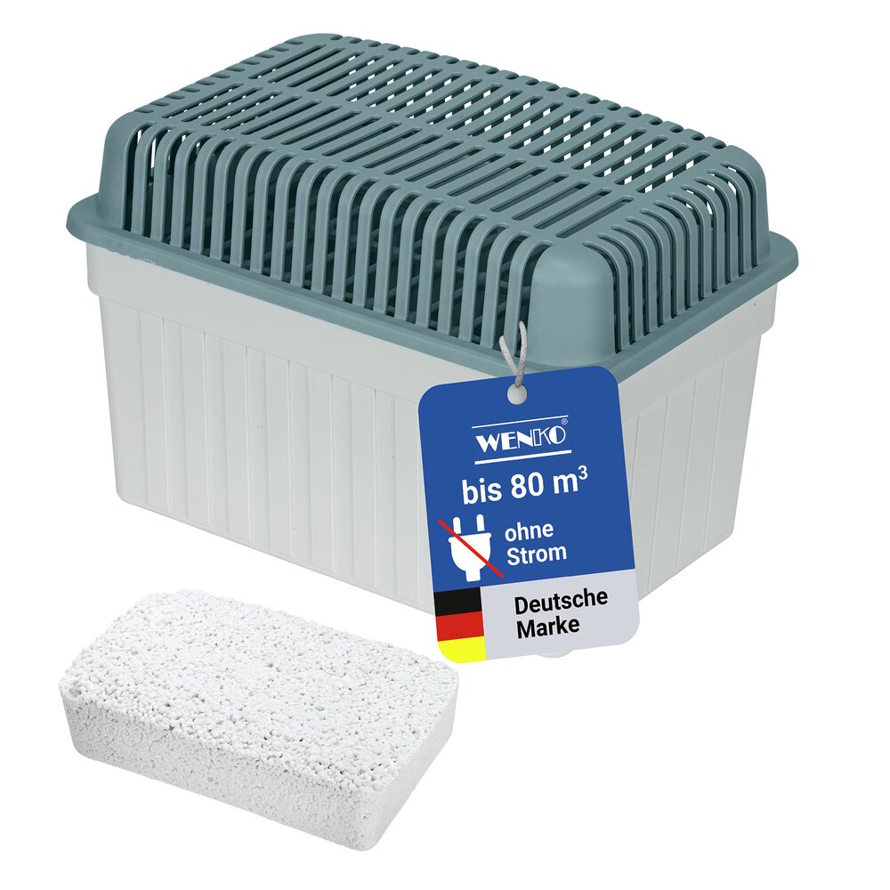Luchtontvochtiger 1 kg grijs