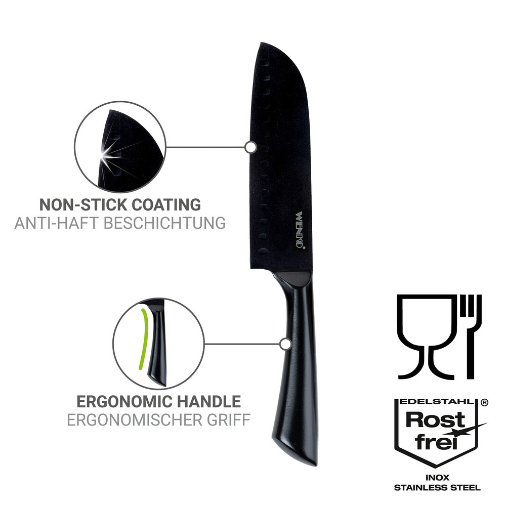 Santokumesser Mod. Ace  aus rostfreiem Edelstahl